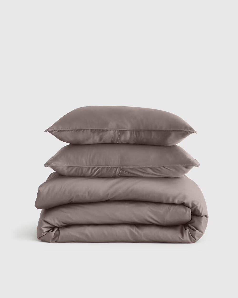 Quince Bamboo Duvet Cover Set King/Cal King Stone NWOT